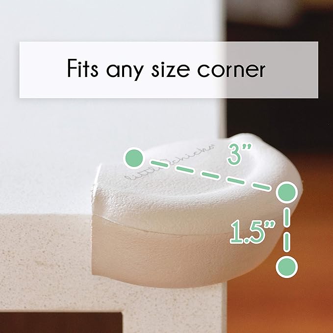 Little Chicks Extra Large Soft Corner Cushions - Table Corner Protectors - 8 Pack - Model CK033