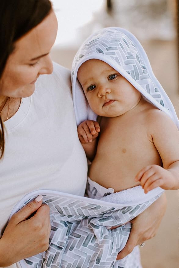 Copper Pearl Hooded Bath Towels Premium Knit/Terry Cloth Baby Towels with Hood, Pockets, and Cool Designs - Great to Gift and Make Bath Time Fun - Baby Bath Towel, Alta