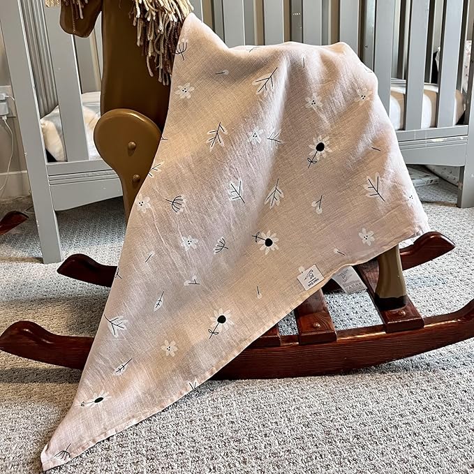 Stork Cotton Muslin Swaddle Blankets, Baby Swaddle Wrap for Baby Boys and Girls, 2-Pack Skin-Friendly Baby Receiving Blankets, Baby Essentials, Registry & Gift, 40 x 40 inches Yellow/Pink