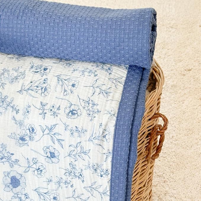 Mouliss Personalized Baby Blanket with Name ??Handmade 100% Organic Cotton Newborn Gift | Custom Knit Blanket for Boys, Girls, Kids & Baby Showers