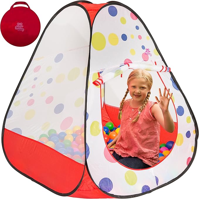 Kids Ball Pit Pop up Play Playhouse Tent, for Boys Girls Babies and ToKids Ball Pit, Playhouse Tent for Boys Girls Babies and Toddlers, Indoor Outdoor Toy Balls Not Includedddlers