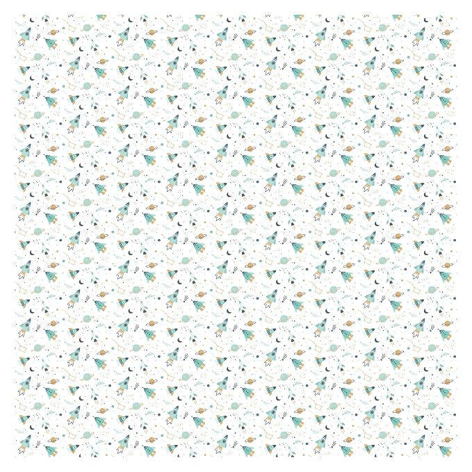 Stephen Joseph, Muslin Swaddle Blanket for Baby Girls and Boys, Newborn Receiving Swaddling, 100% Cotton Wrap, 47 x inches, Space