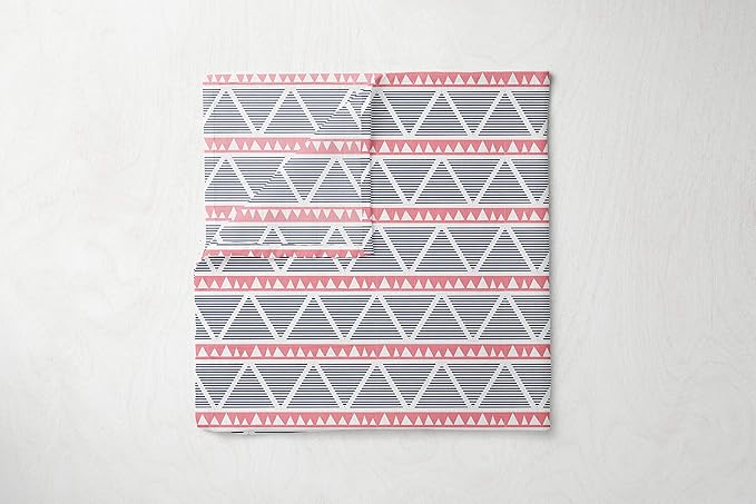 Bacati Emma Aztec Triangles 4 Piece Cotton Muslin Swaddling Blankets, Mint