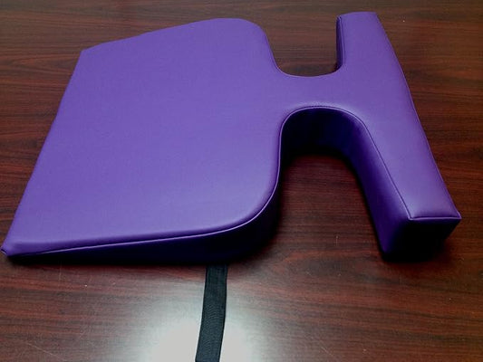 Therapist's Choice® Comfort Bolster Wedge, Massage Table Breast Pillow, Prone Pillow (Purple)