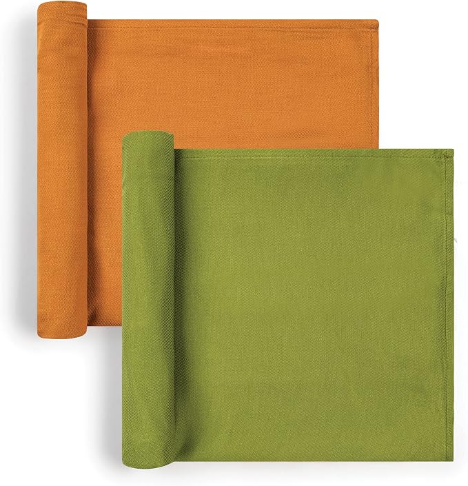 Tiny Twinkle Kaffle Swaddle Blanket 2-Pack - Soft and Silky Baby Blanket to Wrap and Swaddle Newborns, Sized 47 x 47(Cinnamon, Olive)