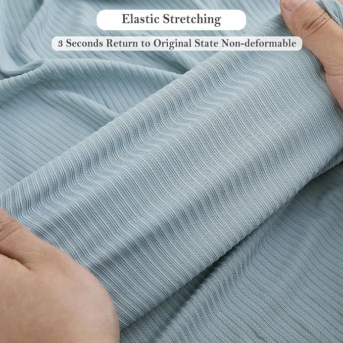 Viviland Jersey Swaddle Blanket, Ultra Soft Stretchy Receiving Blanket, Newborn Swaddle Wrap for Boys & Girls, 40 x 30 inches, 2 Pcs