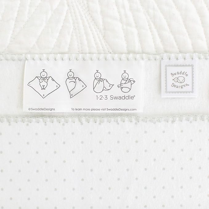 SwaddleDesigns Large Receiving Blanket, Ultimate Swaddle for Baby Boys, Girls, Softest US Cotton Flannel, Best Shower Gift, Made in USA, Sterling Mod Circles on Sunwashed Yellow (Mom's Choice Award Winner)