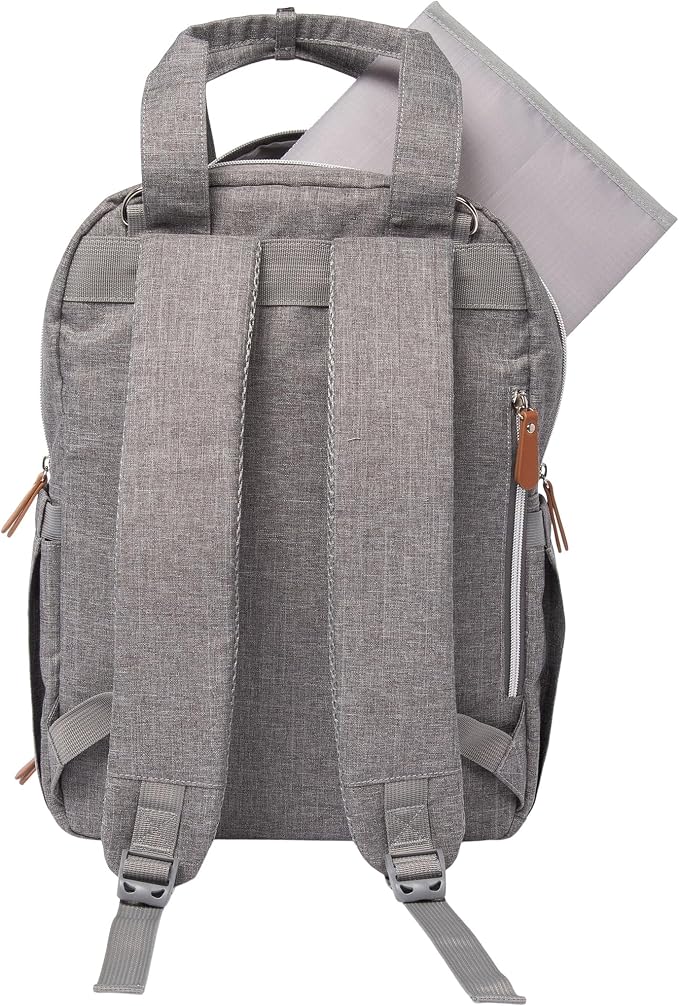 Trend Lab Diaper Bag Backpack Baby Bag Organizer with Removable Changing Station Pad, Includes Zipper Opening for Baby Wipes and Insulated Pockets for Bottles