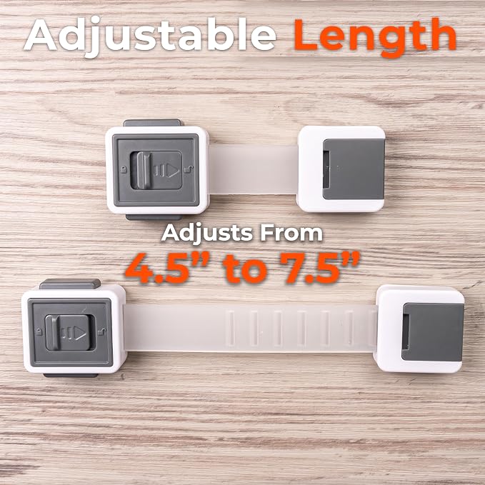 2-Pack Toilet Locks Baby Proof - Toilet Seat Locks for Toddlers with Adhesive - Toilet Latches Child Safety - No Tools Required