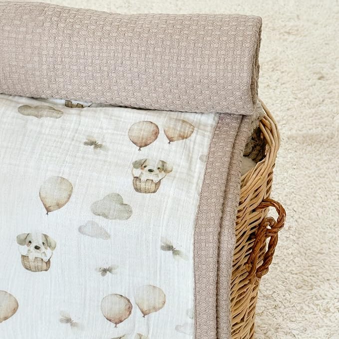 Mouliss Personalized Baby Blanket with Name ??Handmade 100% Organic Cotton Newborn Gift | Custom Knit Blanket for Boys, Girls, Kids & Baby Showers