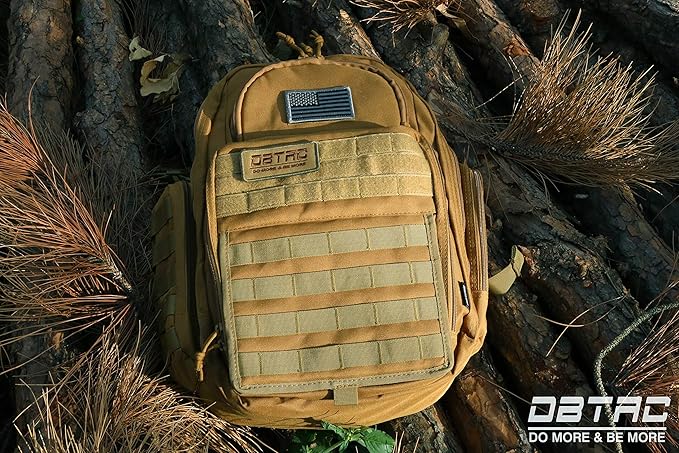 Diaper Bag Backpack for Dad, DBTAC Large Baby Nappy Bag for Men w/Changing Mat, Insulated+Wipe Pockets, Stroller Straps, Brown