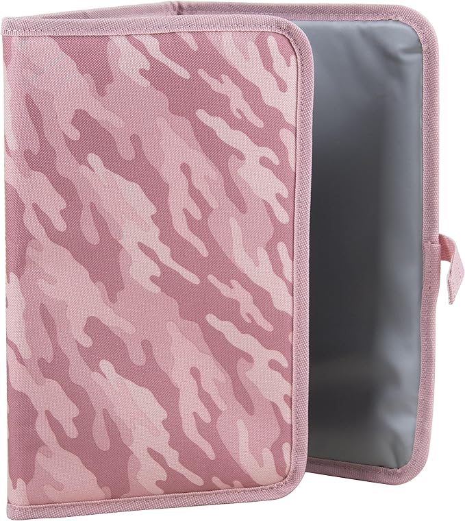 BODHI Baby Tech Top Loader Diaper Bag Backpack with removable changing pad, Unisex, for Moms and Dads - Pink Camo