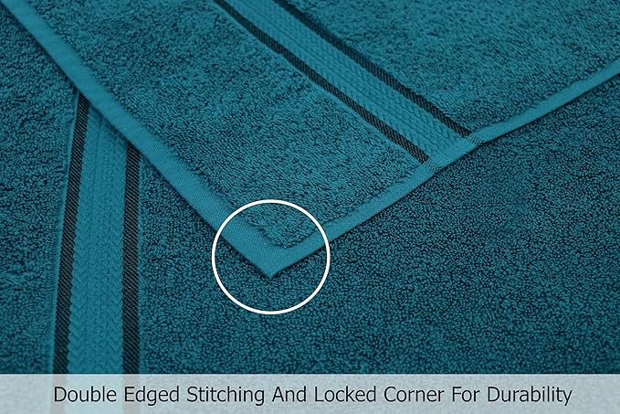 ORIGINAL KIDS Hooded Bath Towel Wrap - Ultra Soft 100% Cotton Terry Large Oversized Hooded Kids Towel - Toddler Big Kid Shower Pool Beach Towel - Absorbent Quick Dry Easy Care Gift - 30 x 54 - Teal
