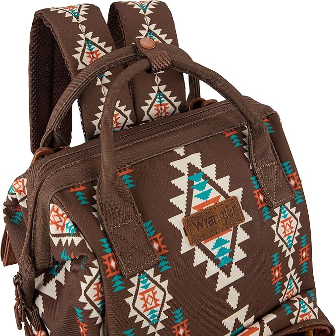 Wrangler Callie Diaper Bag Backpack with Stroller Straps Multifunction Baby Travel Bag WG2204-9110CF