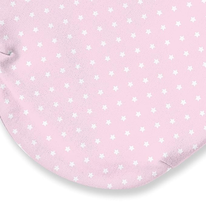 SwaddleMe by Ingenuity Original Swaddle, 100% Cotton, Improves Sleep & Calms Startle Reflex, 0-3 Months, 1.0 TOG, 3-Pack, Baby Swaddle Blanket - Pink Polka Whale