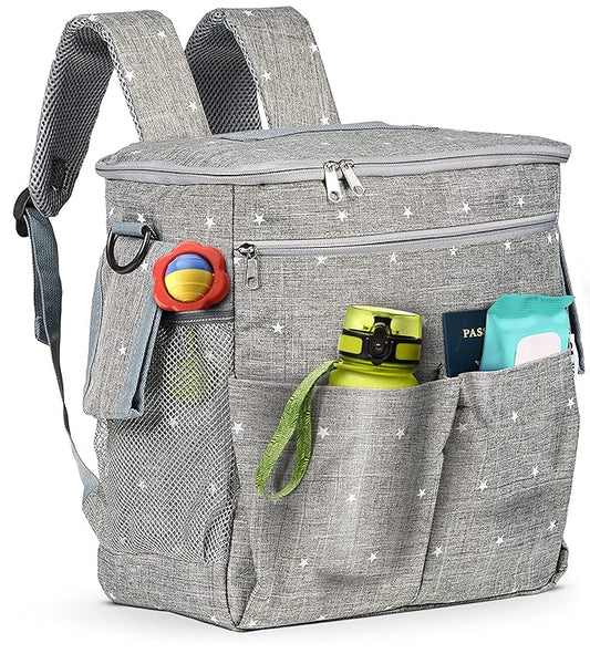 Ozziko Stroller Organizer, Universal Diaper Bag Backpack Bag Fit for Newborn Baby Girl Or Boy Tote, Gift for Shower, New Parents, New Mom, Infants, Toddlers, Babies