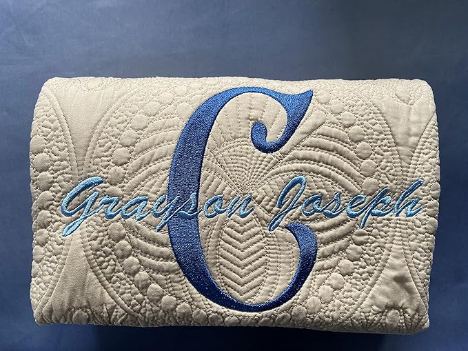 Personalized Baby Blankets Baby Quilt Monogrammed Blankets for Kids Baby Blankets for Girls Embroidered Baby Gifts Soft for Toddler boy or Girl (Sofia)
