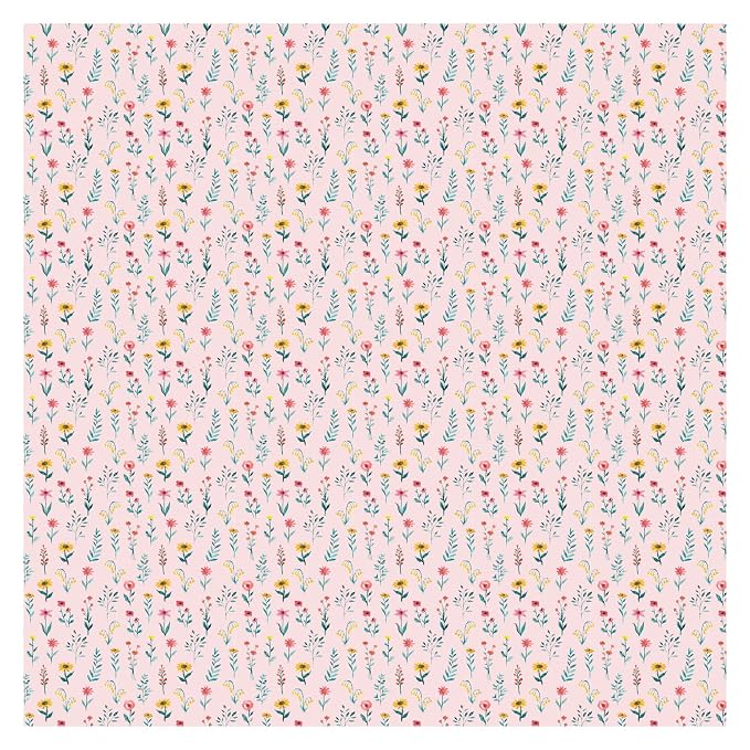 Stephen Joseph, Muslin Swaddle Blanket for Baby Girls and Boys, Newborn Receiving Blanket for Swaddling, 100% Cotton Baby Swaddle Wrap, Receiving Swaddle Wrap, 47 x 47 inches, Wildflower