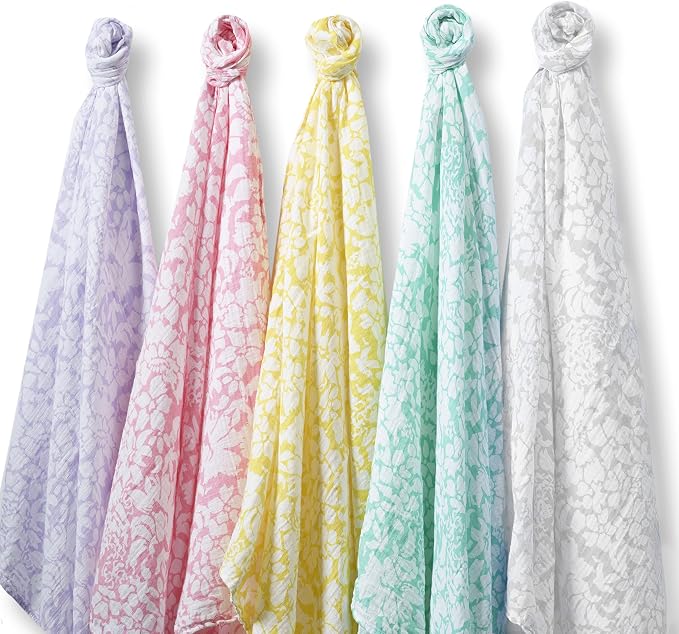 SwaddleDesigns Marquisette Receiving Swaddle Blanket for Baby Boys & Girls, Soft Premium Cotton Muslin, Best Shower Gift, Pink Lush, Parent Picks Award Winner Small