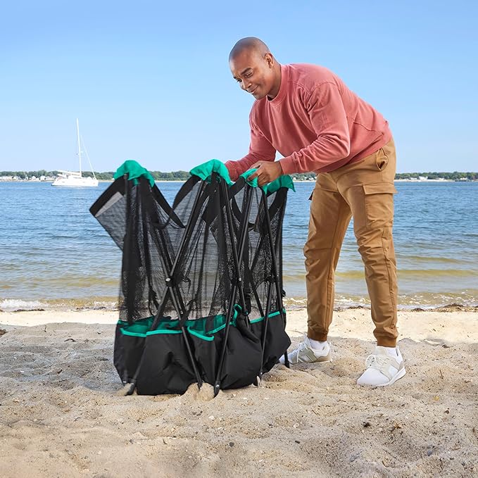 Summer Infant Pop ?˜N Play Deluxe Ultimate Playard, Aqua Splash - Full Coverage Indoor/Outdoor Portable Play Pen with Fast, Easy and Compact Fold