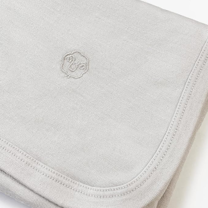 Woolino Baby Swaddle Blanket, 100% Merino Wool Receiving Blanket for Boys & Girls, Swaddles for Newborns 0-3 Months, Beige
